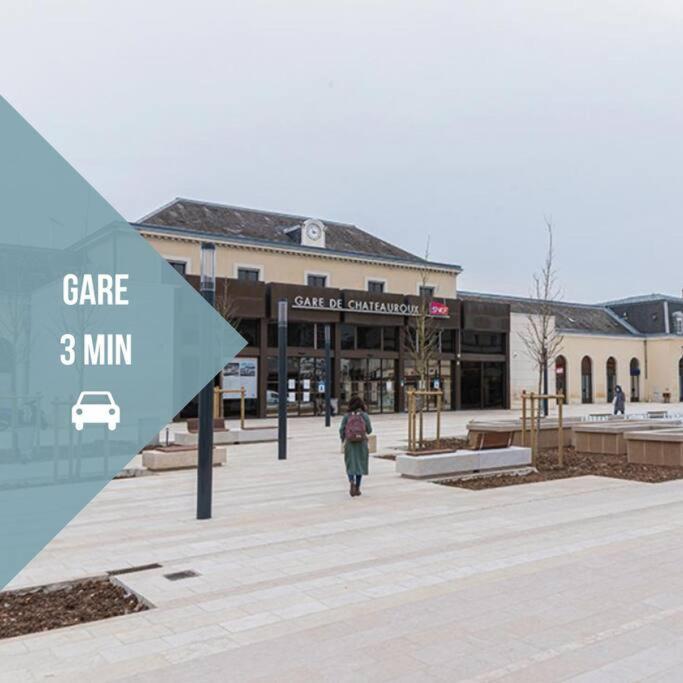 Le Paisible • Garage Privatif • Traversant • Calme Châteauroux 外观 照片